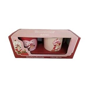 Strawberry Shortcake Coffee Mug Set 14oz Hot Chocolate Christmas Gift